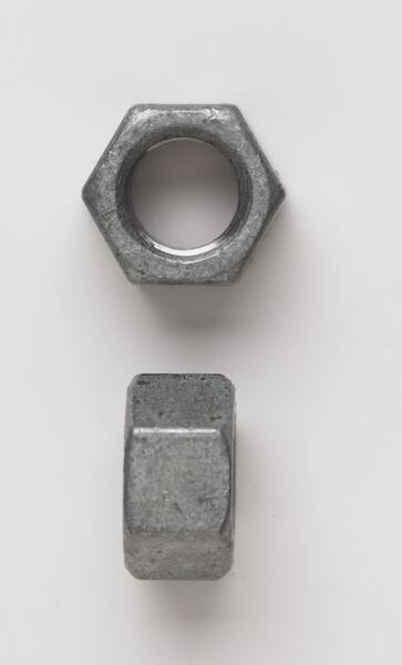 1HNHDG 1"-8 FINISHED HEX NUT GRADE 2 HOT DIP GALVANIZED